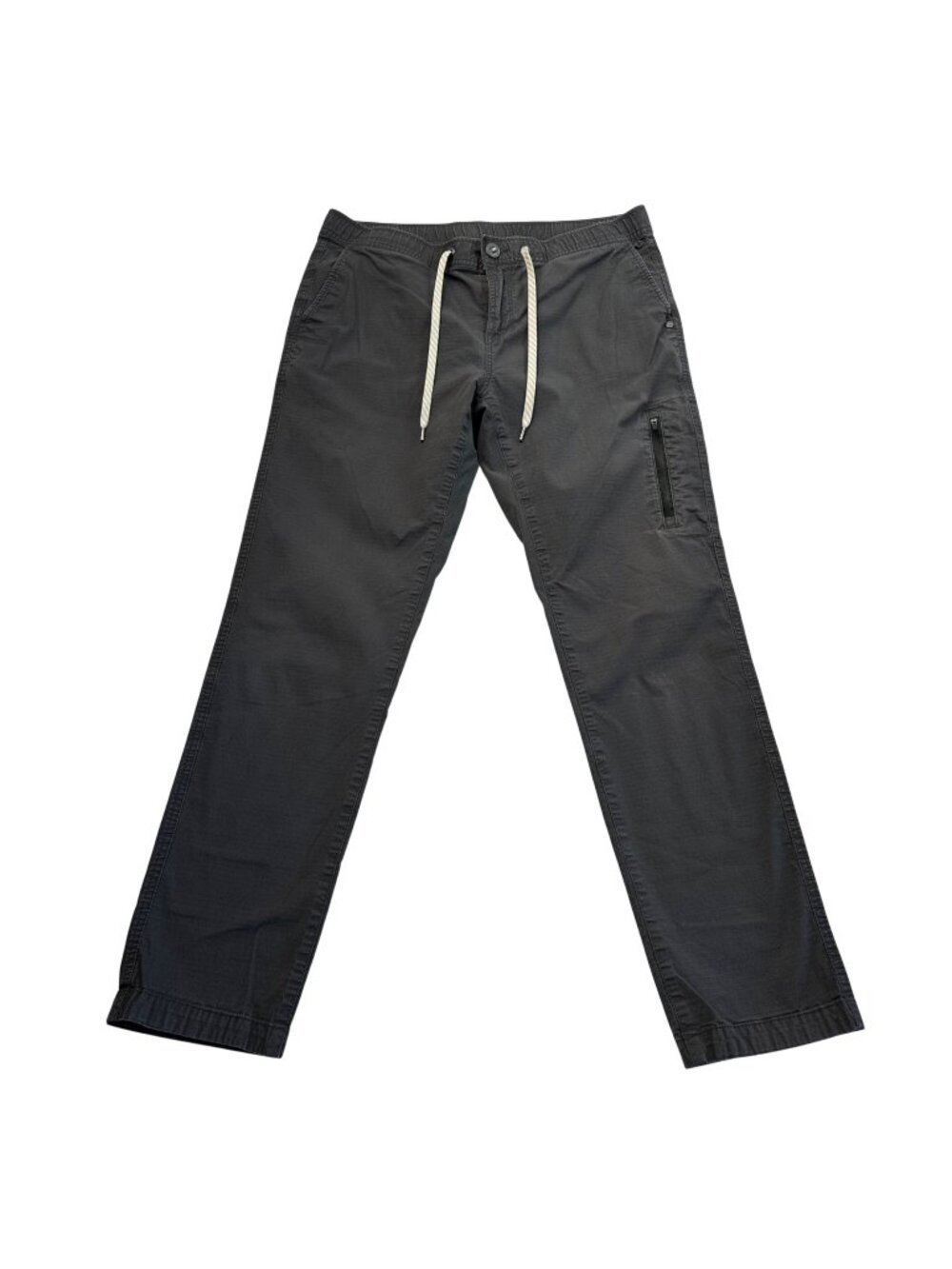 Vuori Womens Ripstop Pants Size L Gray 28" Inseam VW401 Casual Pockets Cotton